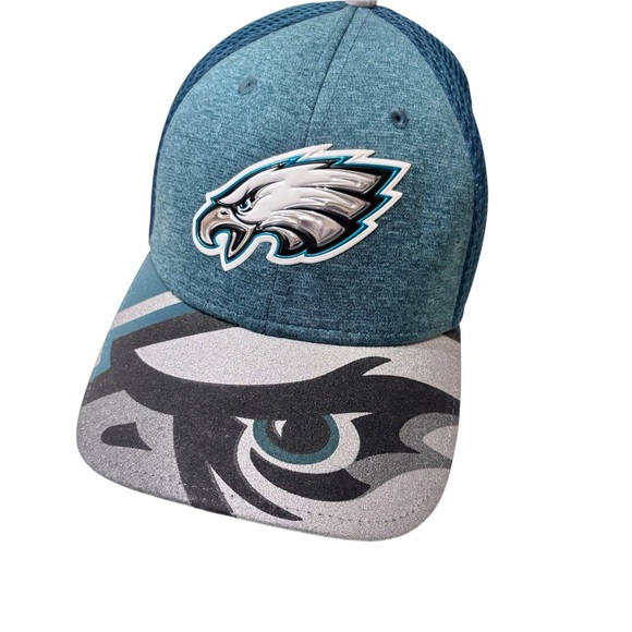 New Era Other - Philadelphia Eagles New Era Fitted Cap NFL Green Mesh Back NFL NFC Size S-M